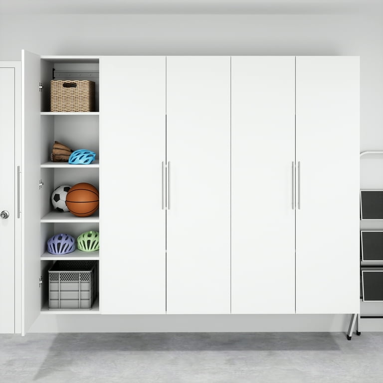 Prepac HangUps Narrow Wall Mounted Garage Storage Cabinet 18