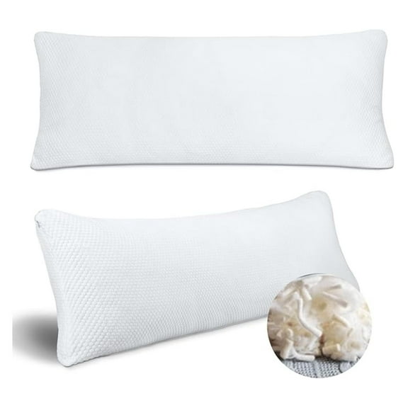 Talatex Premium Adjustable Latex Body Pillow, 3 Compartments Body Pillow Perfect Support and Full Body Pillow, Long Pillow with a Removable Ultra Cooling Pillowcase