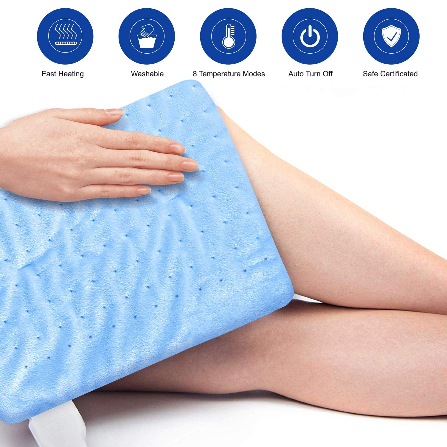 Fabrication Enterprises 11-1132 Heating Pad - Economy - Electric - Moist Or Dry, Small, 12 x 15 in.