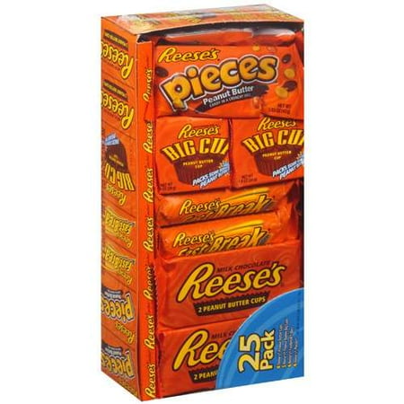 Reeses 25 Pack Chocolate, 40.18 Oz