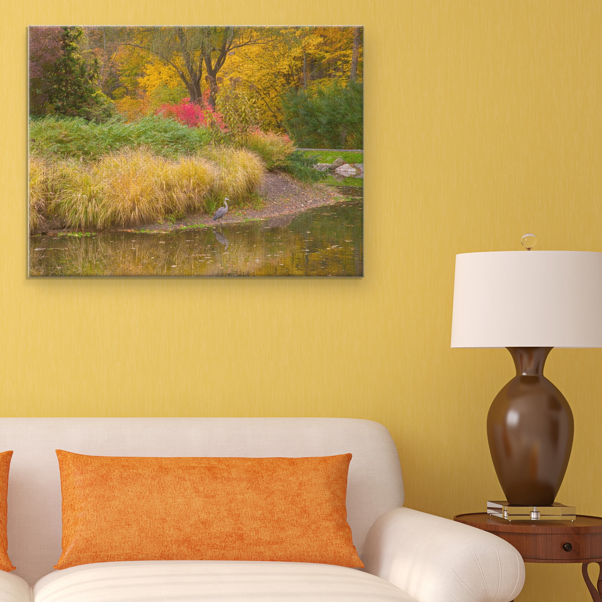 Masterpiece Art Gallery October Outing Colorful Forest by Robin Constable Hanson Canvas Art Print 30" x 40"