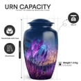 thumbnail image 6 of Yatskia Purple Lavender Grass Mini Funeral Keepsake Urns for Human Ashes Adult Male and Female, Large Funeral Burial Urn for Ashes Adult Dad, (Classic 10 Inch and 3 Inch), 6 of 8