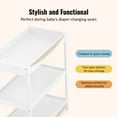 thumbnail image 4 of Dream On Me Emerson Changing Table, White & Vintage White Oak, 4 of 7