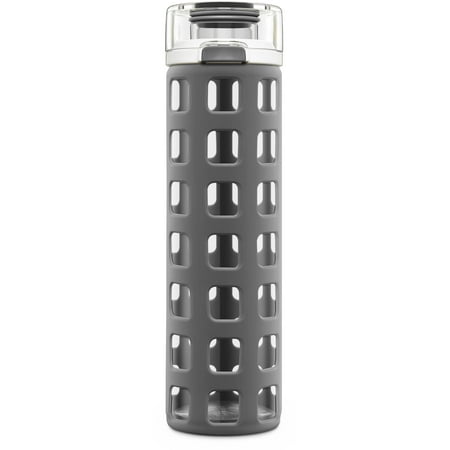 Ello 20 Ounce Syndicate BPA-Free Glass Water Bottle with Flip
