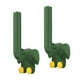 thumbnail image 4 of 2 ganchos de pared organizadores, resistentes, para el hogar, para gorras y sombreros. Verde, 4 of 9