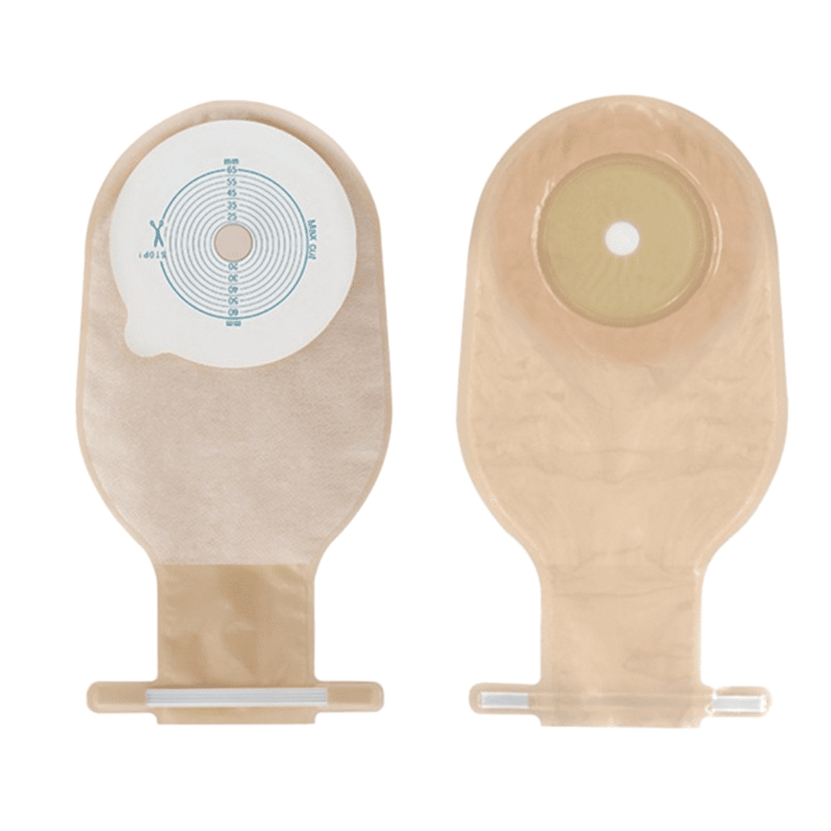 20Pcs Ostomy Bags Drainable Pouches for Colostomy Ileostomy Stoma Care 20-60mm Drain Valve