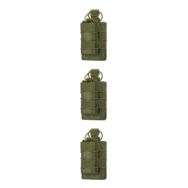 Toystoory bolsa capa bolsa de almacenamiento abierto accesorios de suministros Multi-cam grande ligero verde oscuro Verde oscuro 3piezas