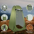thumbnail image 2 of Portable Camping Toilet Tent for Adults, X Large Pop Up Privacy Shelter with Folding Toilet and Outdoor Shower Features, 2 of 8