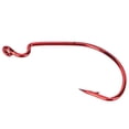 thumbnail image 4 of M Buder 50Pcs Ganchos de Pesca de Acero al Carbono Rojo Níquel (4 cm / 1.57 inches), 4 of 9