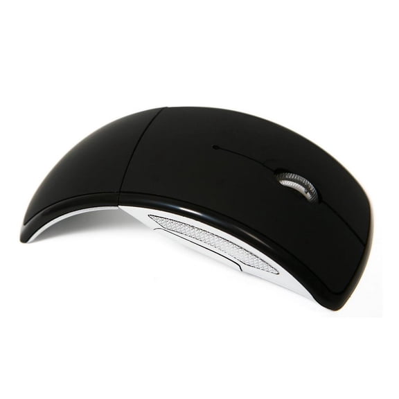 Folding wireless e 2.4GHZ arc Cwith creative gift for Microsoft Laptop Notebook - Black