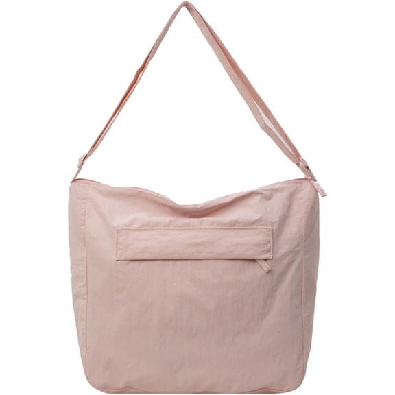 HLSOHJP Nylon Hobo Bags Large Tote Bag Women Crossbody Purse Soft Shoulder Bag Casual Work College Travel Handbags Top-Handle Bag