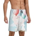 thumbnail image 3 of Rocae Cute Elephant for Men's Soft Sleep Pajama Shorts, Waistband and Pockets, 3 of 9