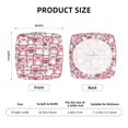 thumbnail image 5 of Gukieu Kawaii Pig Print Square Cushion Cover, Elastic Strap Chair Protector, Suitable for Family Restaurant, Hotel Banquet Decorations-Six Piece, 5 of 7