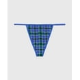 thumbnail image 4 of Ultrasoft Modal G-String Panty in Soft Montreal Plaid, 4 of 5