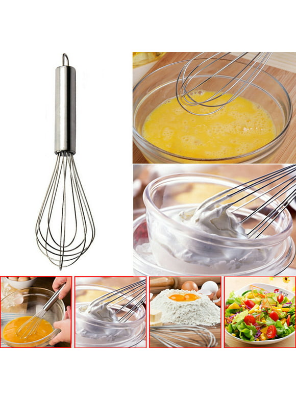lulshou Stainless Steel Hand Whisk Milk Beater Kitchen Cooking Tool