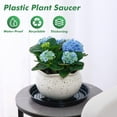 thumbnail image 2 of 20 Pack 6 Inch Plant Saucers Clear Plastic Plant Saucer Drip Trays Small Plant Plate Dish for Indoor Flower Pots and Planters, Bulk, 2 of 8