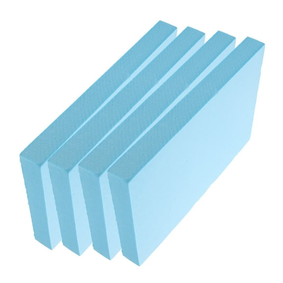 CTIRCHIU  4Set Blue Polystyrene Foam Blocks for DIY Crafts Floral Arrangements Art Projects