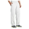 thumbnail image 4 of Mens Core Fleece Classic Cotton/Poly fleece Sweatpant with Pockets White S, 4 of 6