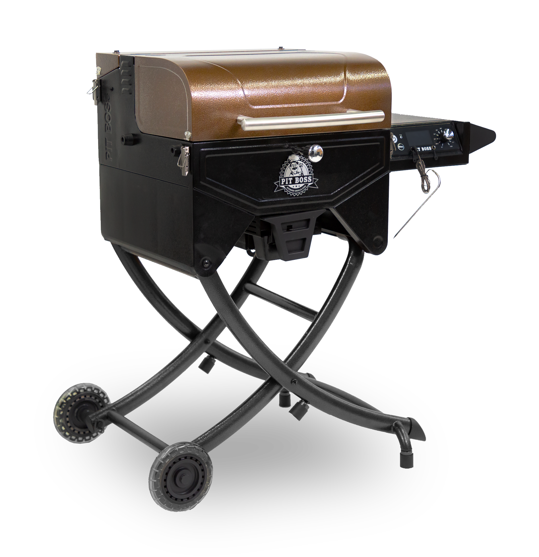 Pit Boss Portable Wood Pellet Grill, Pit Stop Smoker with foldable legs - image 3 of 8