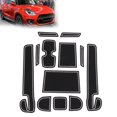 thumbnail image 4 of Center Console Mat, Anti Slip Door Pocket Liners Black White  For Maintenance Replacement For  Swift 2018-2020, 4 of 8