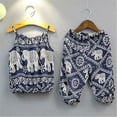 thumbnail image 7 of Kiapeise Toddler Girl Clothes Elephant Sling Tops Vest Pants Outfit Set, 7 of 7