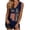 Dark Blue, variant on Womens 4Th of July Tank Top Independence Day Summer Casual Print Sleeveless Tank Top Womens 250Th Anniversary USA Shirt S