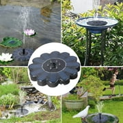 Flower Shaped Outdoor Clearance Garden Park For Bird Bath Solar Water Fountain