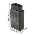 thumbnail image 3 of Escáner OBD2 Lector de código de motor V1.5 Universal para automóvil Lector de código WIFI para herramienta de diagnóstico automotriz Borrar comprobar la luz del motor Negro, 3 of 6