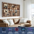 thumbnail image 3 of Hunting 8 Pack Art Acoustic Panels Sound Absorbing Brown Wildlife Tribal Bear Vintage Deer Decorative Soundproof Wall Panels Self Adhesive for Game Room Man Cave Bedroom 48"x32", 3 of 7
