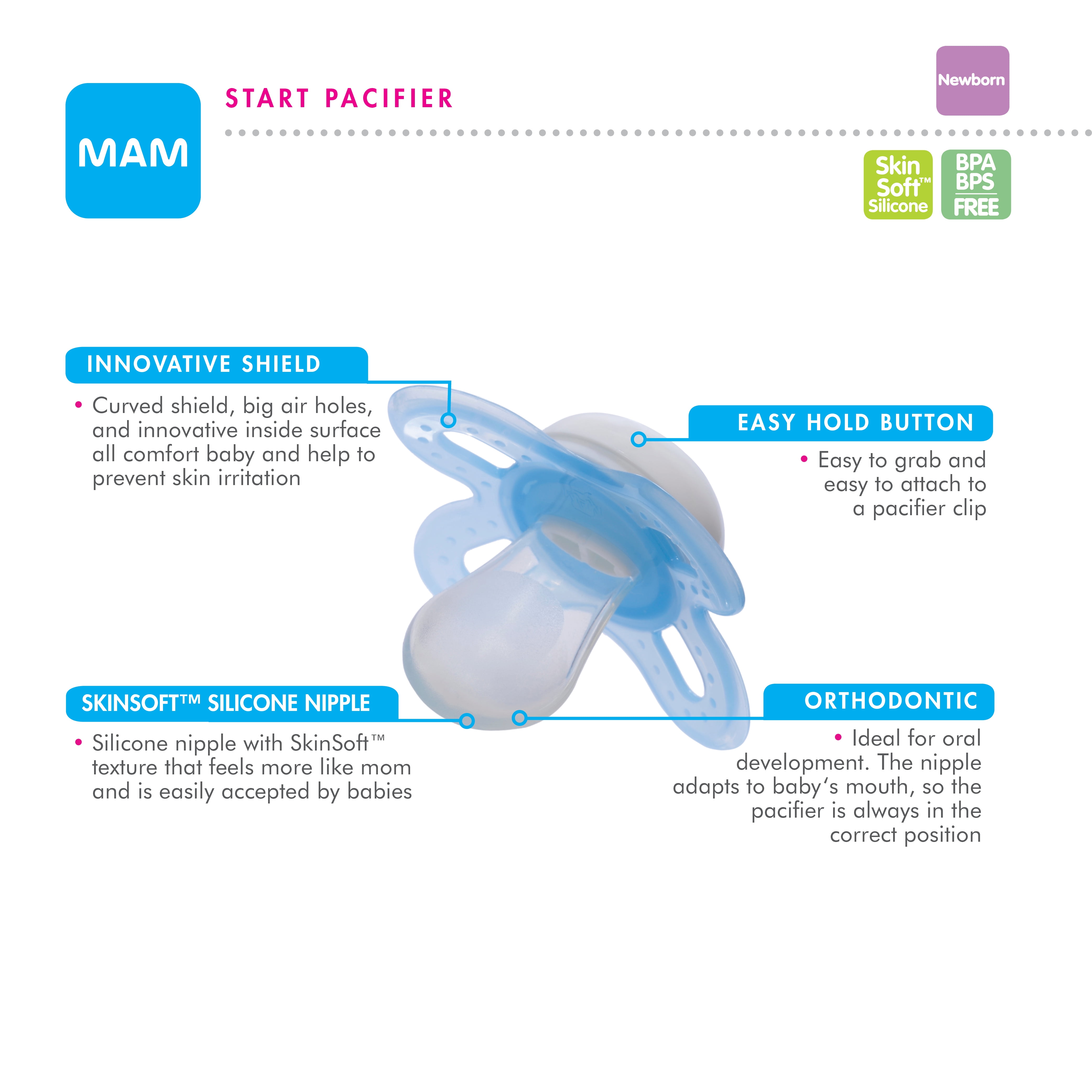 mam newborn pacifier walmart