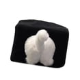 thumbnail image 3 of Caja de pañuelos de dibujos animados, muñeco de peluche, para tocador, apartamento, cocina negro, 3 of 6