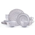 thumbnail image 1 of Pfaltzgraff Treillis Lodge Ensemble de Vaisselle 16 Pcs, Service pour 4, Blanc, 1 of 4