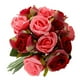 thumbnail image 3 of Ramo de rosas artificiales de 12 cabezas, paquete de flores de simulación, decoración del hogar, adorno de flores falsas para bodas, rosa roja Monstrate HA7941-05B, 3 of 6