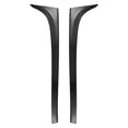 thumbnail image 1 of 2uds Negro Trasera Ventana Lateral Alerón Ala Adorno Carbono Fibra Patrón, 1 of 6