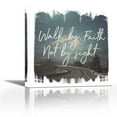 thumbnail image 1 of Wild Wishes III Walk by Faith - Contemporary Fine Art Giclee on Canvas Gallery Wrap - wall décor - Art painting - 25 x 25 Inch - Ready to Hang, 1 of 2