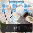 thumbnail image 3 of WIYTAMO 10000 BTU Portable Air Conditioners, 3-in-1 Portable AC Unit with Smart WIFI Remote Control, Dehumidifier and Fan, Cools up to 450 Sq. ft. (6450 BTU SACC), 3 of 9