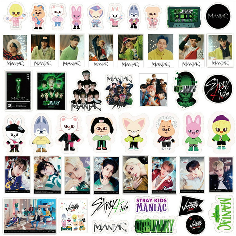 DraggmePartty 50Pcs/Set Kpop Stray Kids Stickers Album Sticker