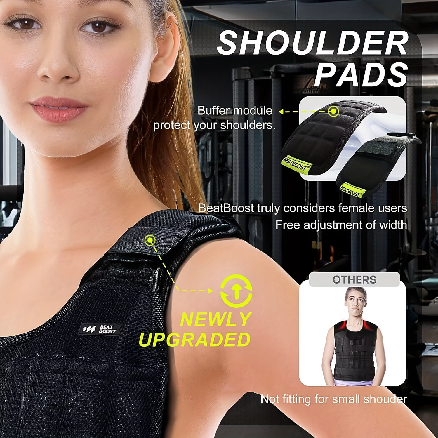 Weighted Vest Men 30lb Adjustable with Steel Plates Weights for Walking Strength Training Running Workout Trainers Fitness