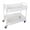 White, variant on t Rolling Cart with Wheels for Under Desk StoragPantry Storage, Large Capacity Metal Kitchen Utility Cart for Small Space, Laundry Room Organizer Side Table