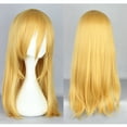 thumbnail image 5 of Unique Bargains Wigs for Women 22" Yellow Curly Wig with Wig Cap, 5 of 6