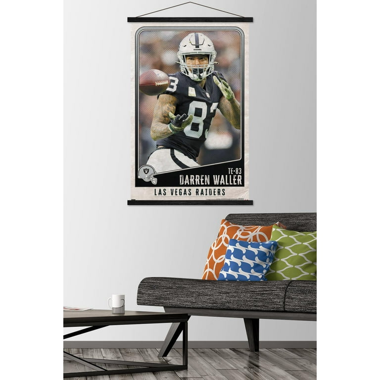 Darren Waller Football Paper Poster Raiders - Darren Waller - Magnet