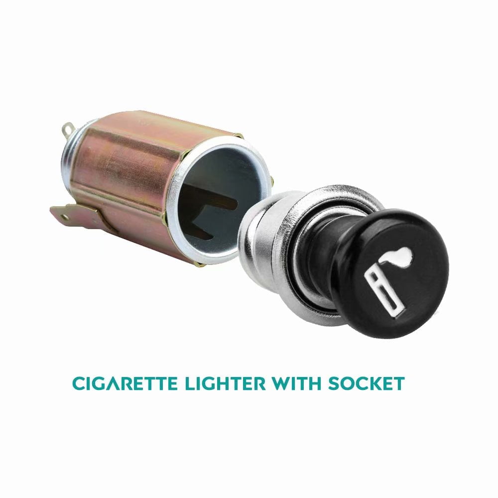 Auto Cigarette Lighter with Socket, DC 