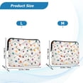 thumbnail image 4 of FORMRS 13-13.3 inch Laptop Sleeve Case Soft Carrying Quilted Computer Bag Cover, Beige Stars, 4 of 7