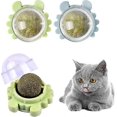 thumbnail image 2 of Bolas de hierba gatera KAIYANG comestibles con hojas de menta natural verde, 2 of 5