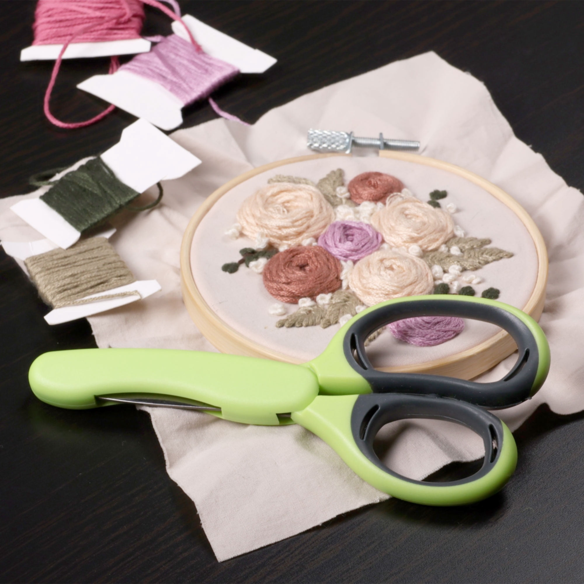 JubileeYarn Classroom Craft Scissors - Green - 30 Scissors