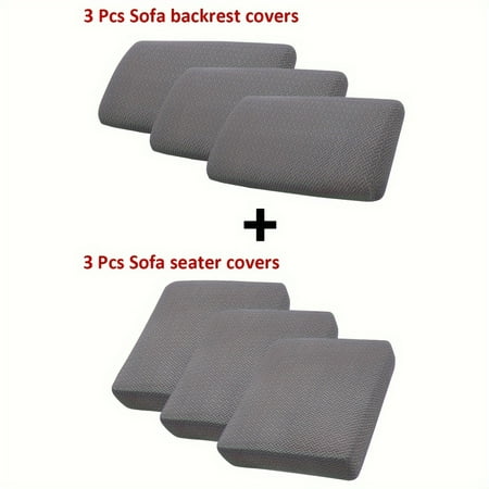 

PORK Soft and Durable Knitted Twill Sofa Cushion Cover Set - Protect Your Couch and Enhance Your Home Decor