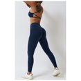 thumbnail image 4 of Conjuntos de entrenamiento for mujeres 2 piezas de talle alto sin costuras con sujetador deportivo acolchado conjuntos de ropa de gimnasio, 4 of 7