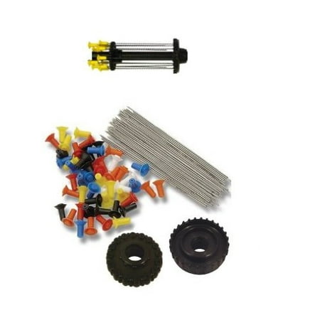 Venom Blowguns 50 Pack Target Darts for True .40 Cal Blowguns with 16 Point Quiver and Dart Hand Guard