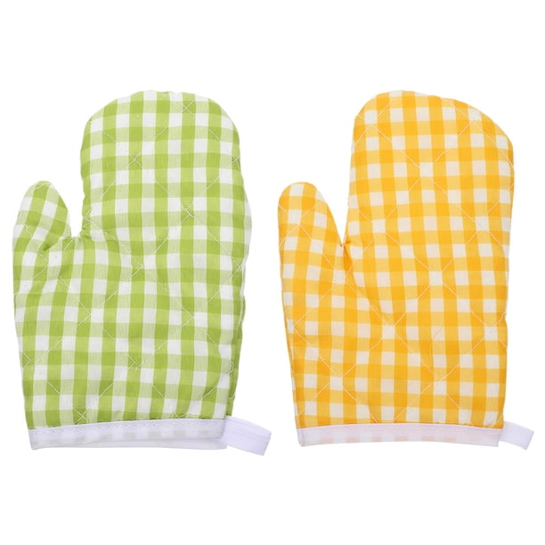 Guantes de mano para horno, manopla para microondas, aislamiento térmico, 2 uds.