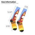 thumbnail image 2 of Masiiu Bluey Print Adult Crew socks, Comfortable Novelty Colorful Patterned, Breathable, Stylish Colorblock for Men Women, 2 of 6
